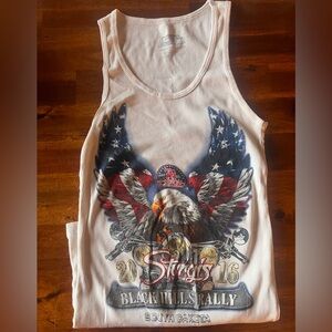 Sturgis 2016 Patriotic Eagle Graphic Tank Top